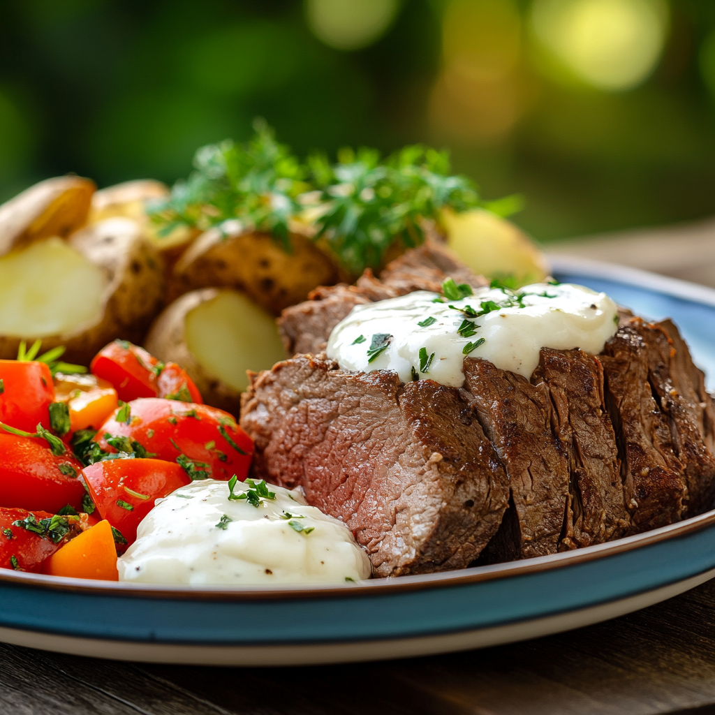 Tafelspitz mit Meerrettichsoße