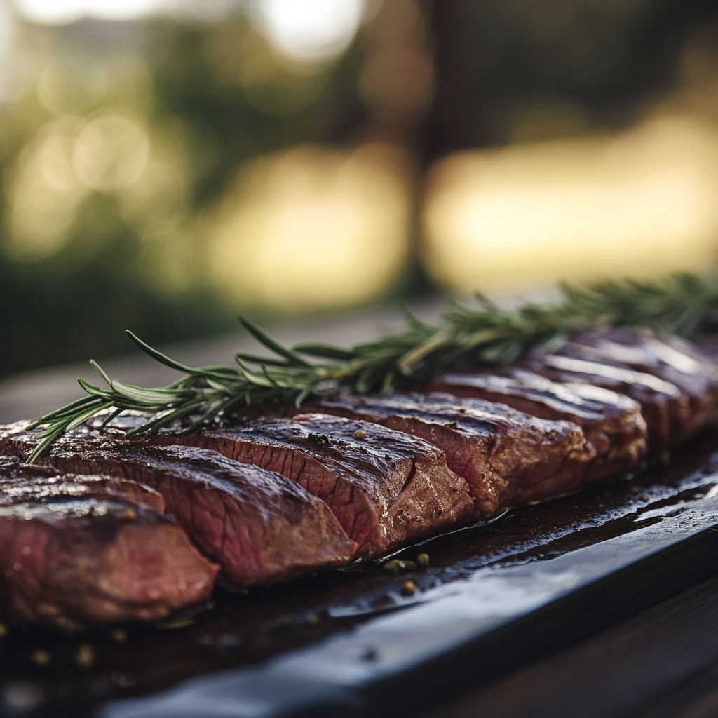 Flanksteak vom Grill